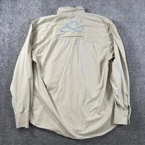 Resistol Rodeo Gear Shirt Mens Medium Embroidered Western